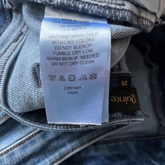 Quince Bella Stretch Wide Leg Jeans - Picture 7 of 9